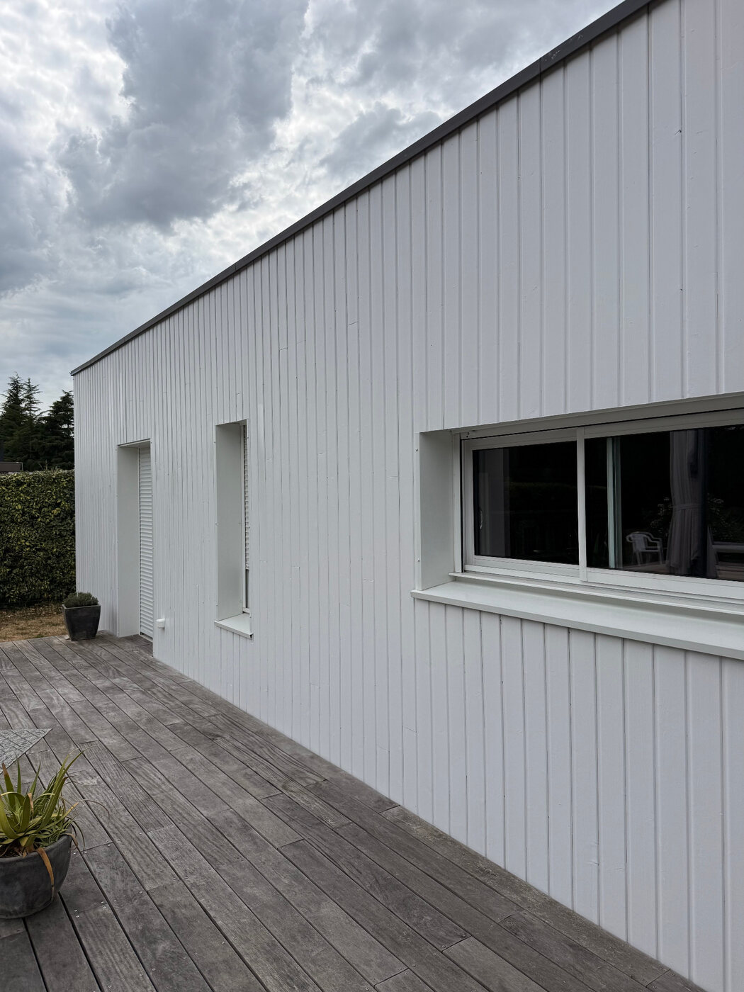 Bardage bois après rénovation