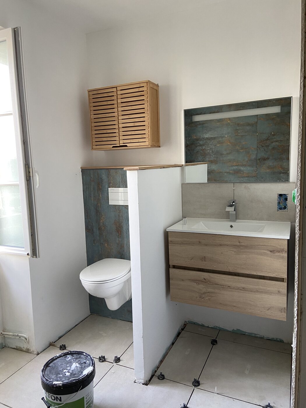 Salle de bain après rénovation