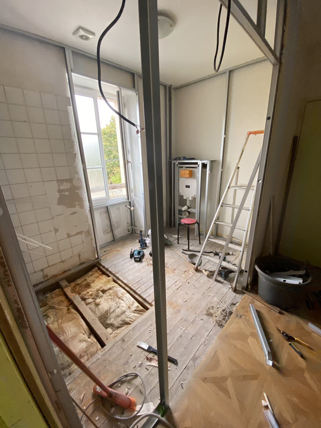 Salle de bain avant rénovation